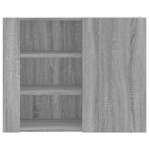 Ντουλάπι Τοίχου Γκρι Sonoma 75x35x60 εκ. από Επεξεργασμένο Ξύλο