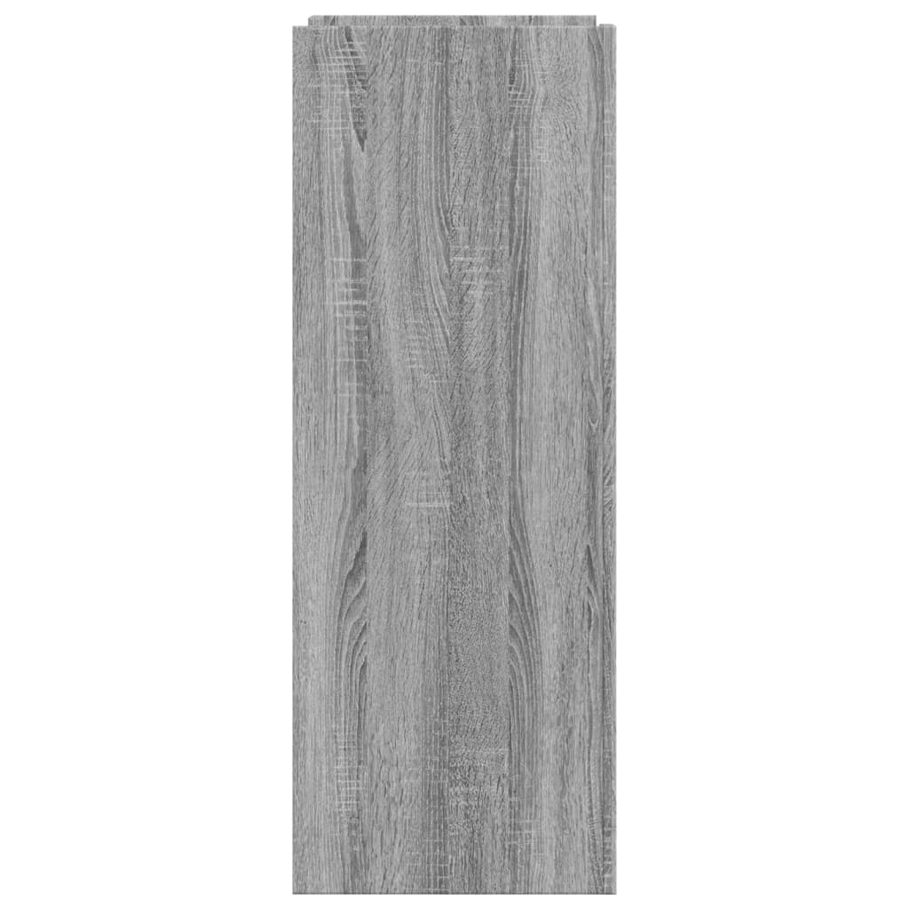 Παπουτσοθήκη Γκρι Sonoma 74,5x37,5x100 εκ. Επεξεργασμένο Ξύλο