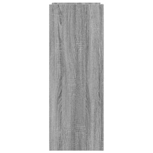 Παπουτσοθήκη Γκρι Sonoma 74,5x37,5x100 εκ. Επεξεργασμένο Ξύλο
