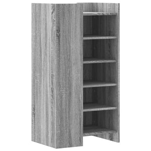 Παπουτσοθήκη Γκρι Sonoma 52x37,5x100 εκ. από Επεξεργ. Ξύλο