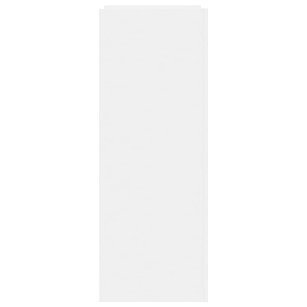 Παπουτσοθήκη Λευκή 52x37,5x100 εκ. από Επεξεργασμένο Ξύλο