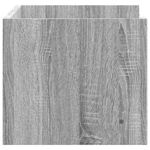 Ραφιέρα Τοίχου Γκρι Sonoma 70,5x35x30,5 εκ. Επεξεργασμένο Ξύλο