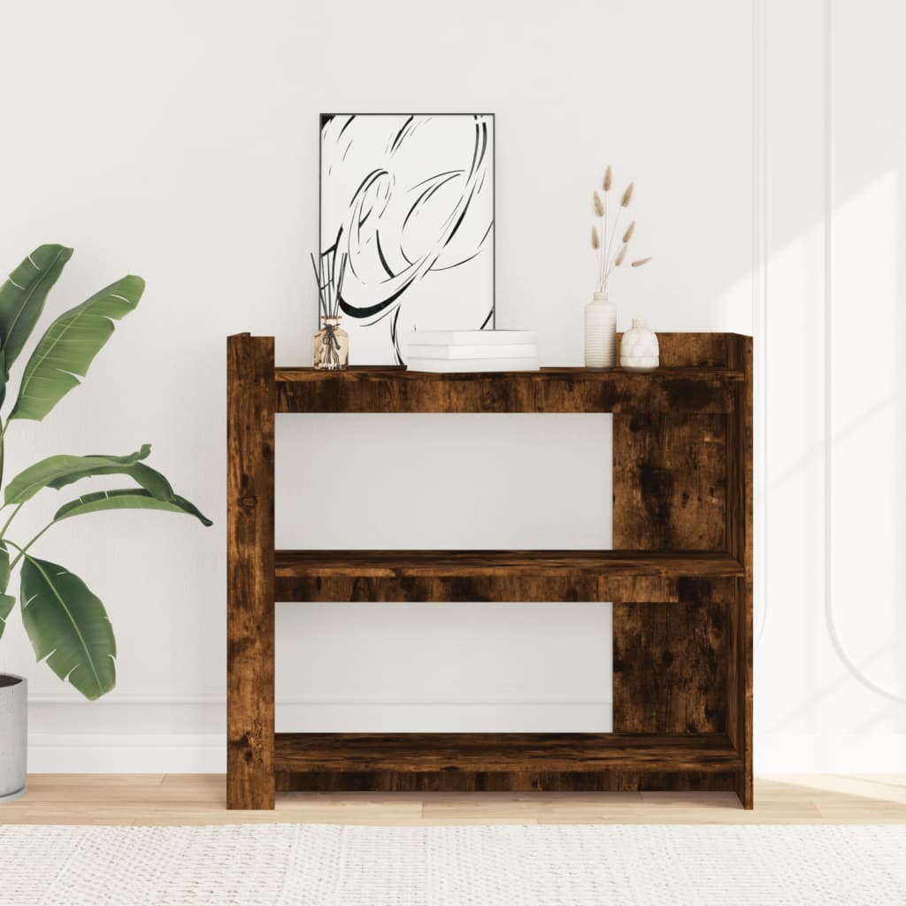 Τραπέζι Κονσόλα Καπνιστή Δρυς 100x35x90 εκ. Επεξεργασμένο Ξύλο
