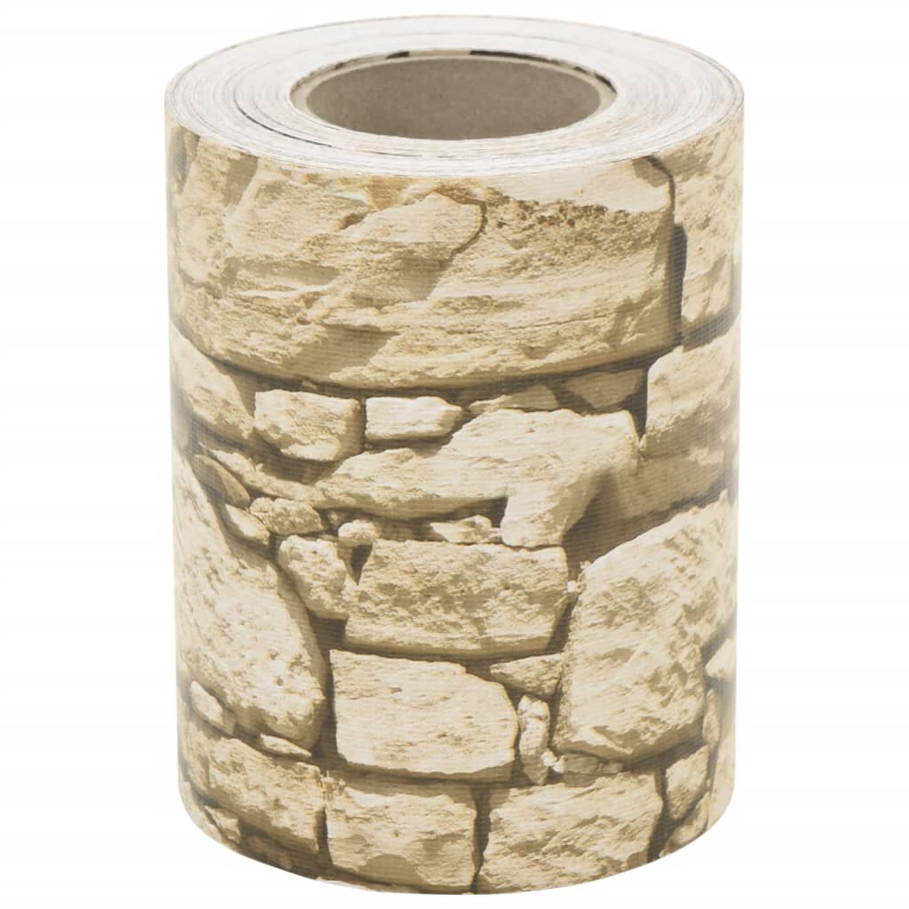 Λωρίδες Απορρήτου με Όψη Χονδρόκοκκης Πέτρας Γκρι 70x0,19 μ. PVC - Pakobazaar