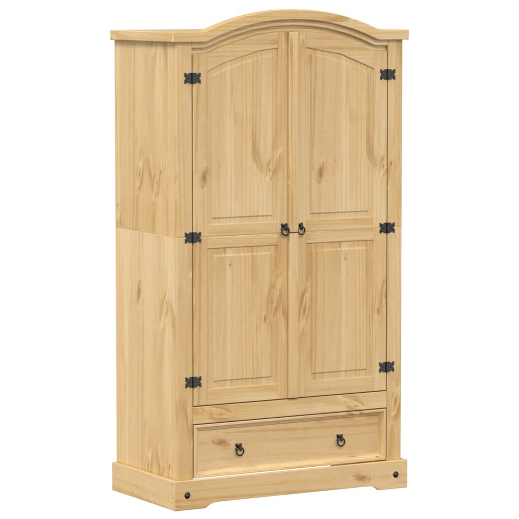 Ντουλάπα Corona 102x52x186 εκ. από Μασίφ Ξύλο Πεύκου - Pakobazaar