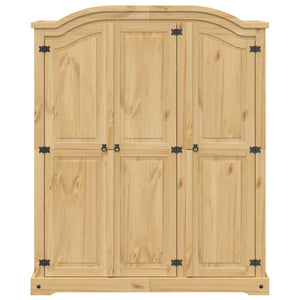 Ντουλάπα Corona 151,5x52x186 εκ. από Μασίφ Ξύλο Πεύκου - Pakobazaar