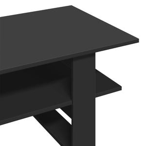 Τραπεζάκι Σαλονιού Μαύρο 102 x 55 x 42 εκ. από Επεξεργ. Ξύλο - Pakobazaar