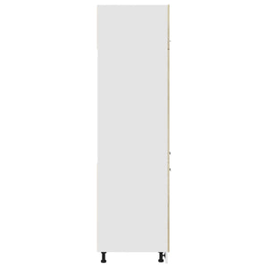 Ντουλάπι Ψυγείου "Lyon" Sonoma Δρυς 60x57x207 εκ. από Τεχνητό Ξύλο - Pakobazaar