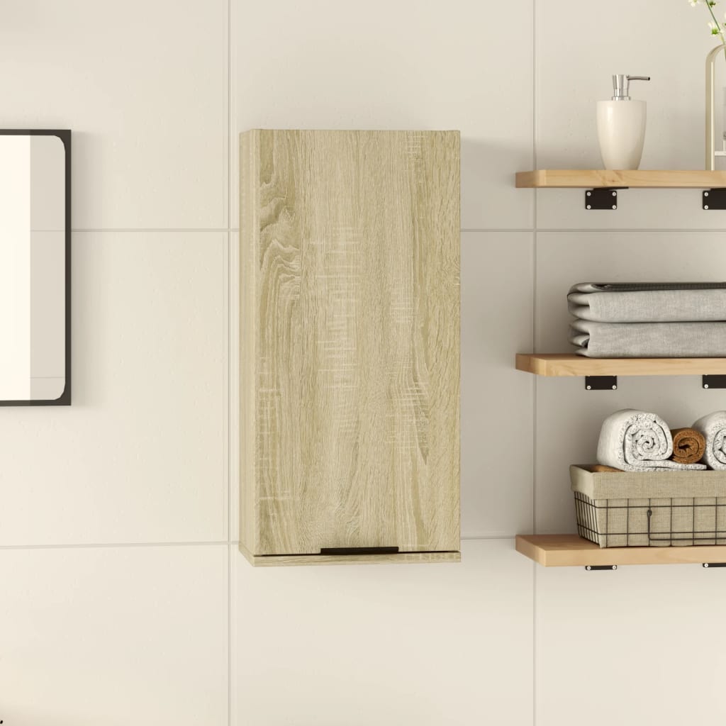 Ντουλάπι Μπάνιου Επιτοίχιο Sonoma Δρυς 32 x 20 x 67 εκ. - Pakobazaar