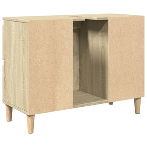 Ντουλάπι Νιπτήρα Sonoma Δρυς 80x33x60 εκ. Επεξεργασμένο Ξύλο - Pakobazaar