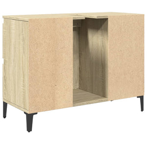 Ντουλάπι Νιπτήρα Sonoma Δρυς 80x33x60 εκ. Επεξεργασμένο Ξύλο