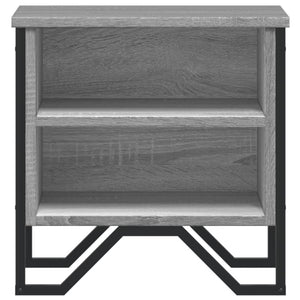 Κομοδίνο Γκρι Sonoma 40 x 30 x 40 εκ. από Επεξεργασμένο Ξύλο