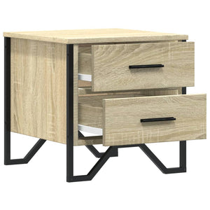 Κομοδίνο Sonoma Δρυς 40x41x40 εκ. από Επεξεργασμένο Ξύλο