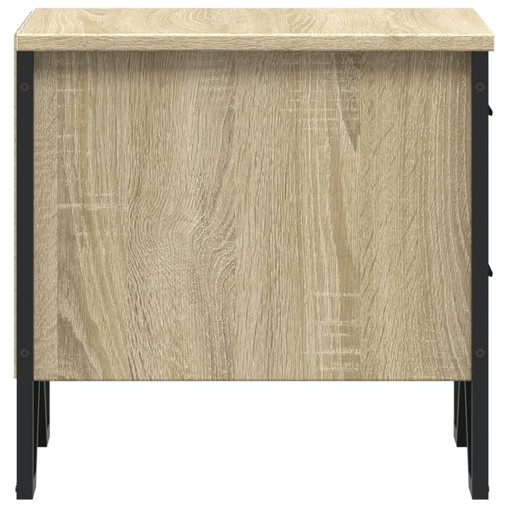 Κομοδίνο Sonoma Δρυς 40x41x40 εκ. από Επεξεργασμένο Ξύλο