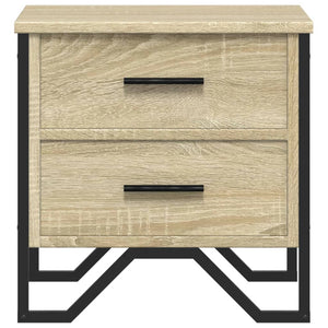 Κομοδίνα 2 τεμ. Sonoma Δρυς 40x41x40 εκ. από Επεξεργασμένο Ξύλο