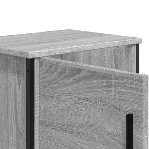 Κομοδίνο Γκρι Sonoma 40 x 30 x 40 εκ. από Επεξεργασμένο Ξύλο