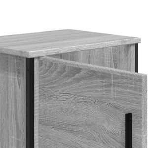 Κομοδίνα 2 τεμ. Γκρι Sonoma 40x30x40 εκ. από Επεξεργασμένο Ξύλο - Pakobazaar