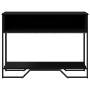 Τραπέζι Κονσόλα Μαύρο 100x35x74,5 εκ. από Επεξεργ. Ξύλο