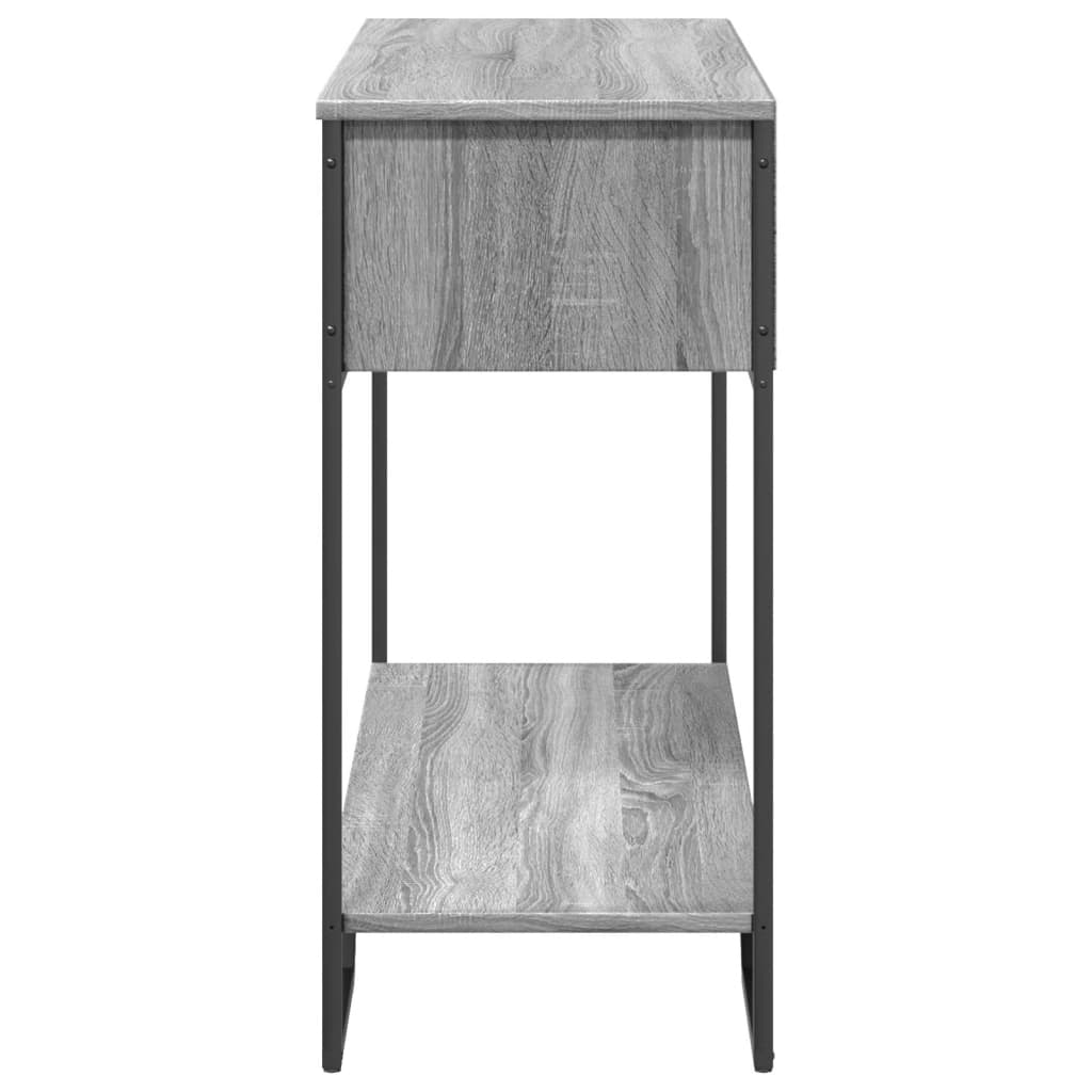 Τραπέζι Κονσόλα Γκρι Sonoma 100x35x74,5 εκ. Επεξεργασμένο Ξύλο