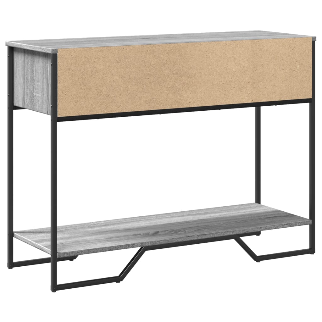 Τραπέζι Κονσόλα Γκρι Sonoma 100x35x74,5 εκ. Επεξεργασμένο Ξύλο