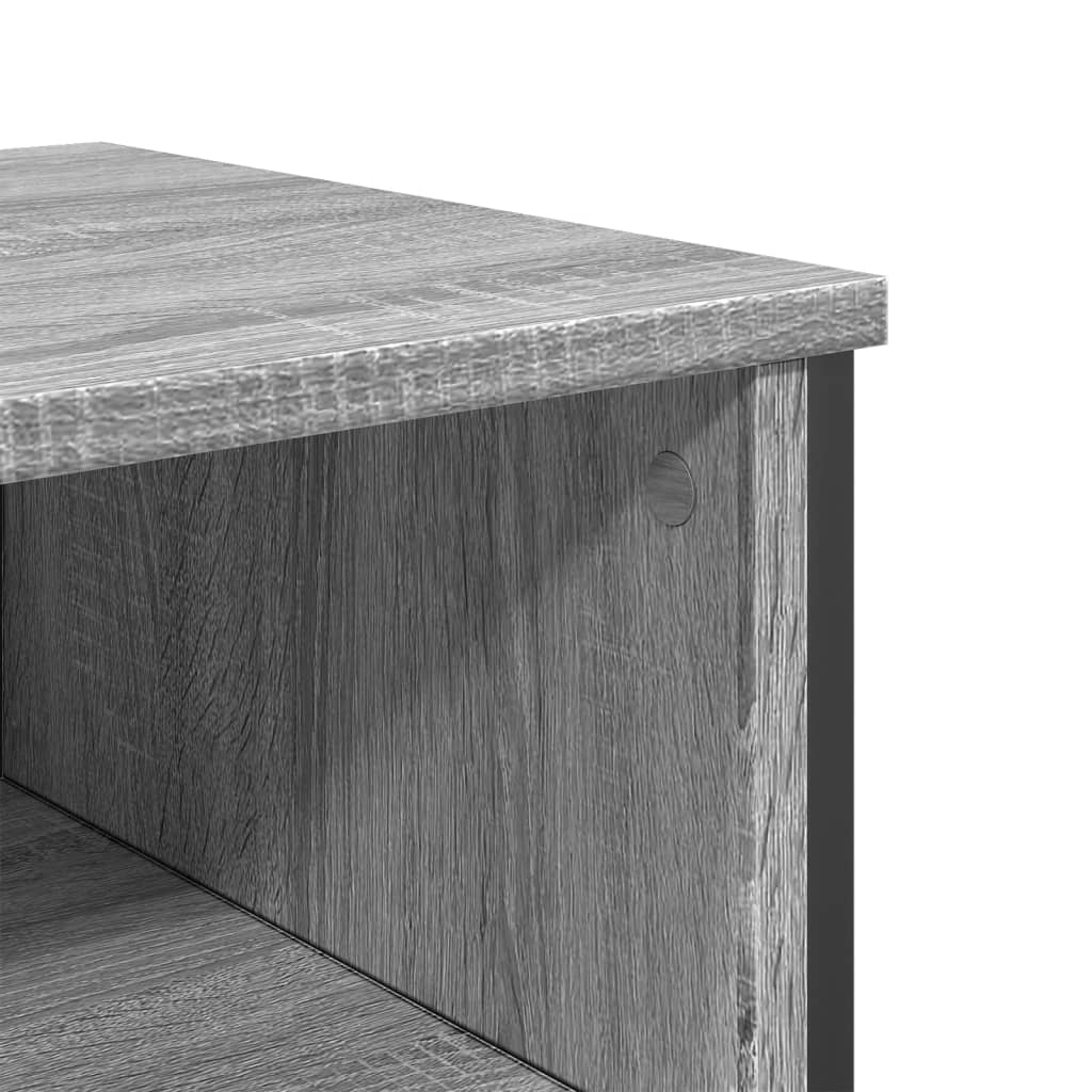 Τραπέζι Κονσόλα Γκρι Sonoma 100x35x74,5 εκ. Επεξεργασμένο Ξύλο