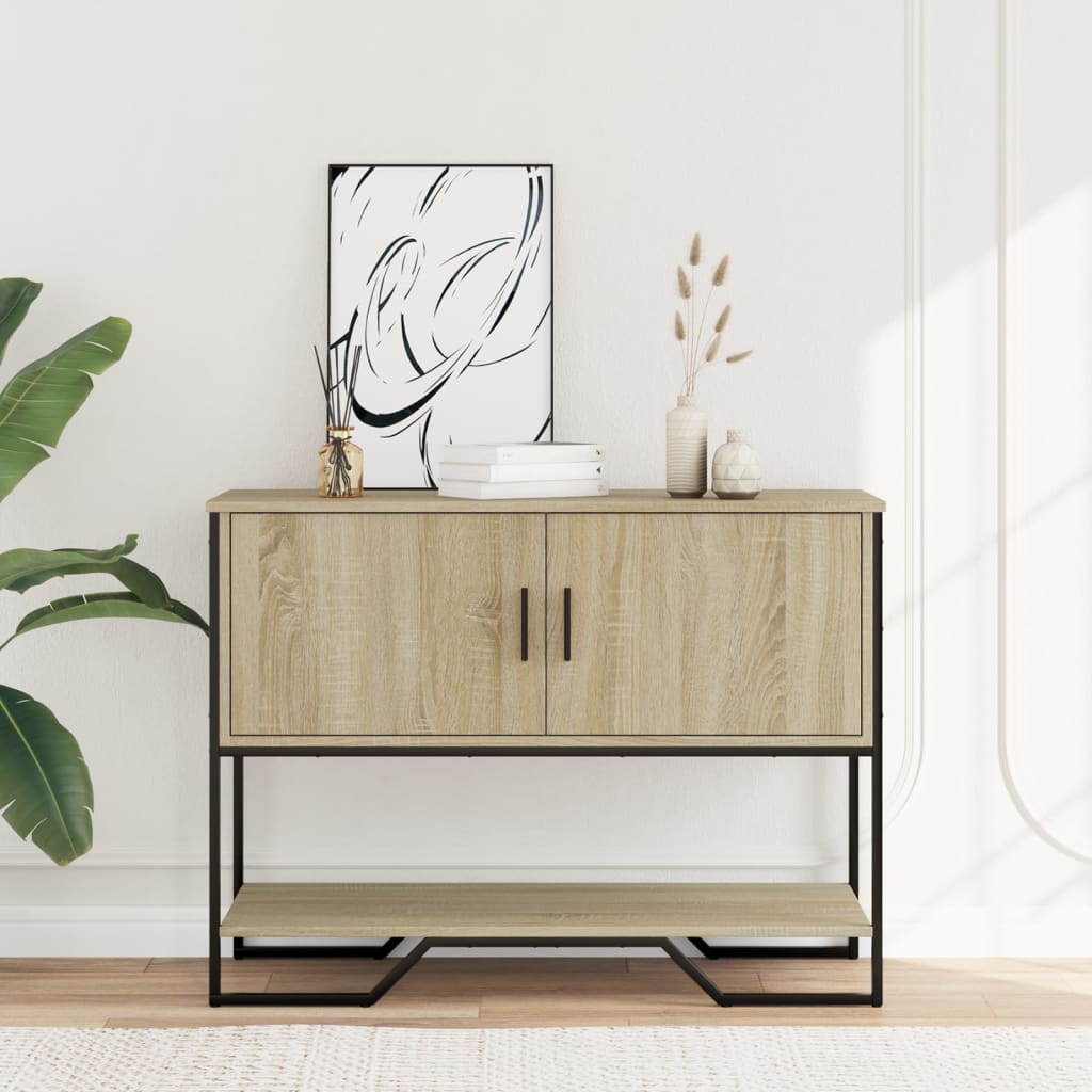 Τραπέζι Κονσόλα Sonoma Δρυς 100x35x74,5 εκ. Επεξεργασμένο Ξύλο