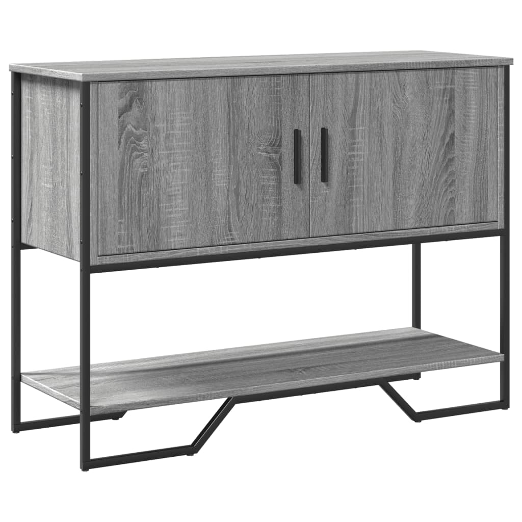 Τραπέζι Κονσόλα Γκρι Sonoma 100x35x74,5 εκ. Επεξεργασμένο Ξύλο - Pakobazaar