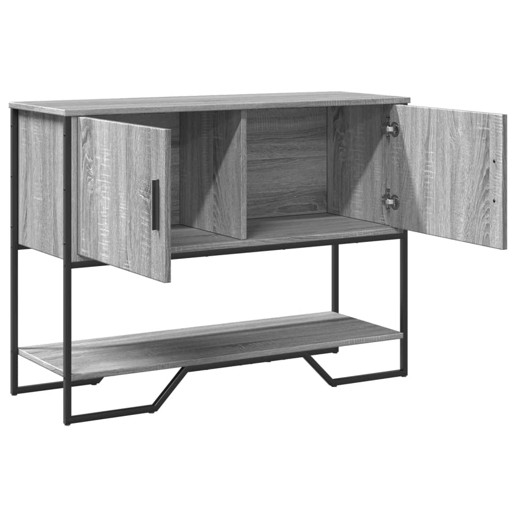 Τραπέζι Κονσόλα Γκρι Sonoma 100x35x74,5 εκ. Επεξεργασμένο Ξύλο - Pakobazaar