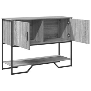 Τραπέζι Κονσόλα Γκρι Sonoma 100x35x74,5 εκ. Επεξεργασμένο Ξύλο - Pakobazaar