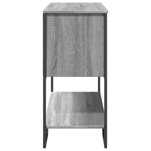 Τραπέζι Κονσόλα Γκρι Sonoma 100x35x74,5 εκ. Επεξεργασμένο Ξύλο - Pakobazaar