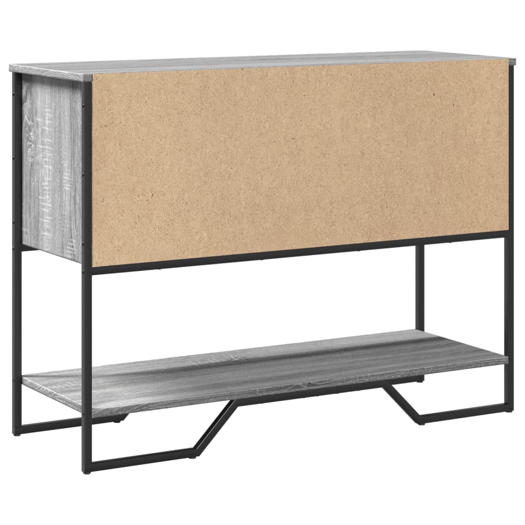 Τραπέζι Κονσόλα Γκρι Sonoma 100x35x74,5 εκ. Επεξεργασμένο Ξύλο - Pakobazaar