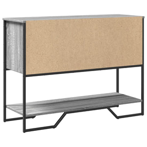 Τραπέζι Κονσόλα Γκρι Sonoma 100x35x74,5 εκ. Επεξεργασμένο Ξύλο - Pakobazaar