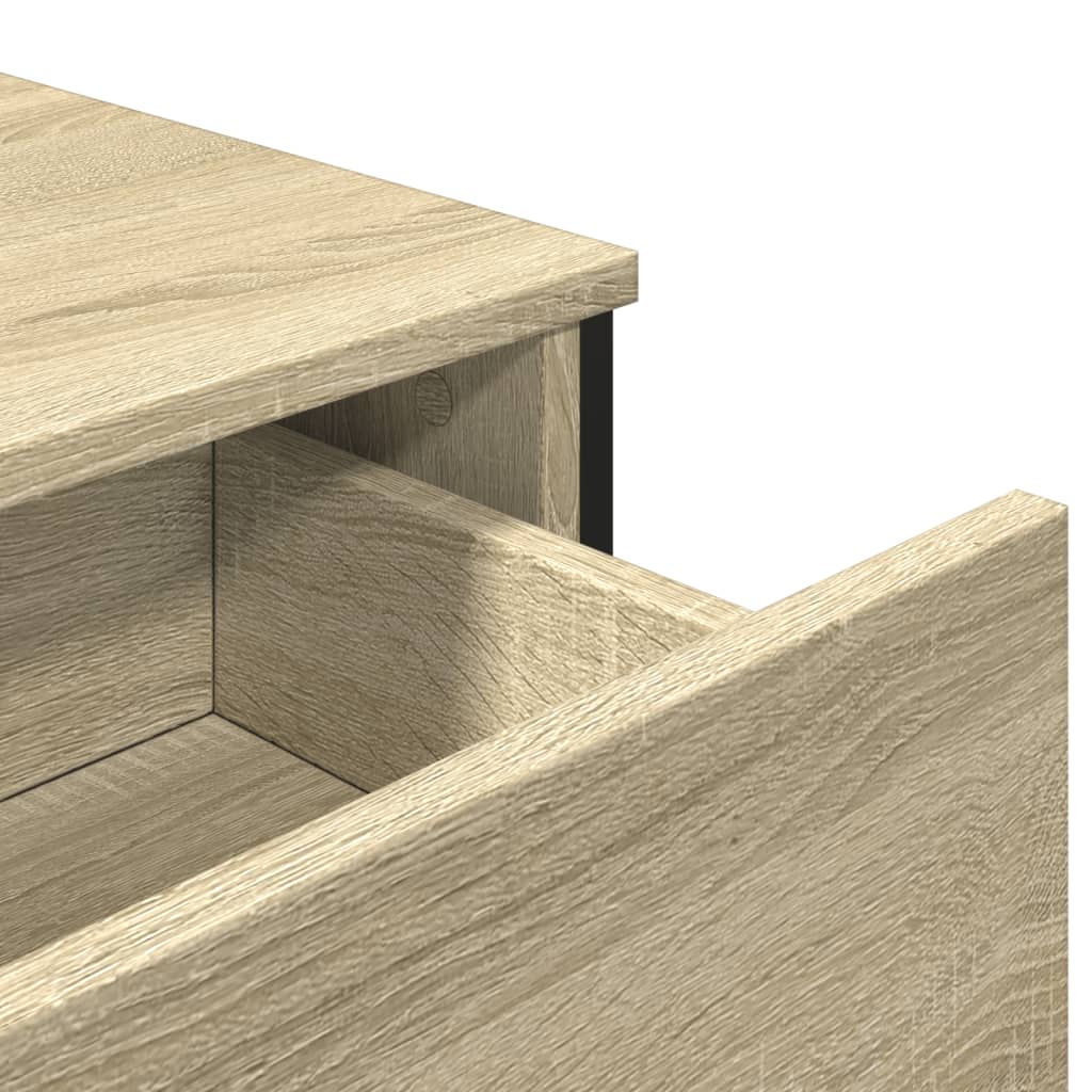 Ντουλάπι Sonoma Δρυς 79,5x35,5x74,5 εκ. από Επεξεργασμένο Ξύλο