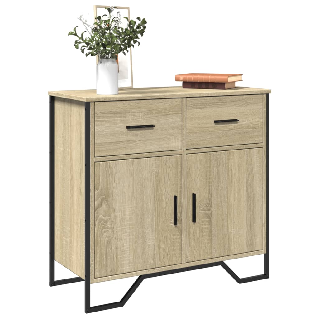 Ντουλάπι Sonoma Δρυς 79,5x35,5x74,5 εκ. από Επεξεργασμένο Ξύλο