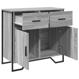 Μπουφές Γκρι Sonoma 79,5x35,5x74,5 εκ. από Επεξεργασμένο Ξύλο