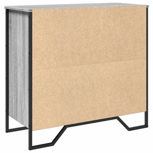 Μπουφές Γκρι Sonoma 79,5x35,5x74,5 εκ. από Επεξεργασμένο Ξύλο