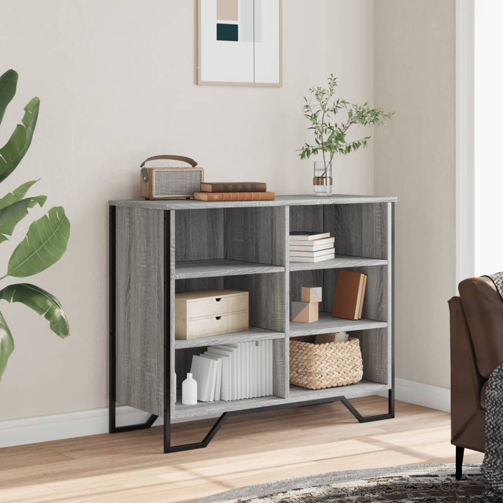 Μπουφές Γκρι Sonoma 91x35,5x74,5 εκ. από Επεξεργασμένο Ξύλο - Pakobazaar