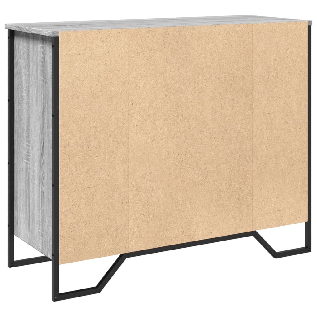 Μπουφές Γκρι Sonoma 91x35,5x74,5 εκ. από Επεξεργασμένο Ξύλο - Pakobazaar