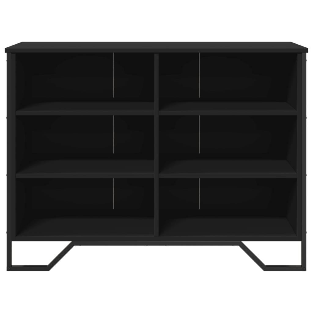 Συρταριέρα Μαύρη 101x35,5x74,5 εκ. από Επεξεργασμένο Ξύλο - Pakobazaar