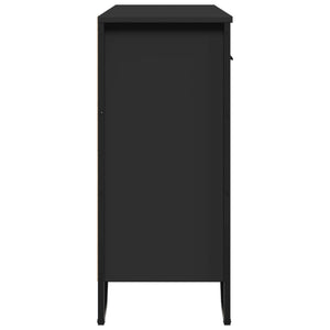 Συρταριέρα Μαύρη 97x32,5x74,5 εκ. από Επεξεργασμένο Ξύλο