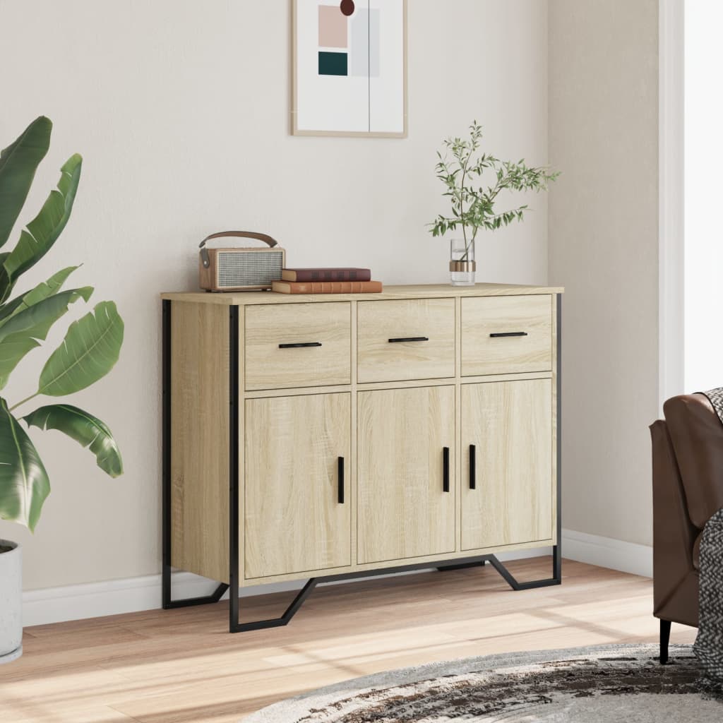 Συρταριέρα Sonoma Δρυς 97x32,5x74,5 εκ. Επεξεργασμένο Ξύλο