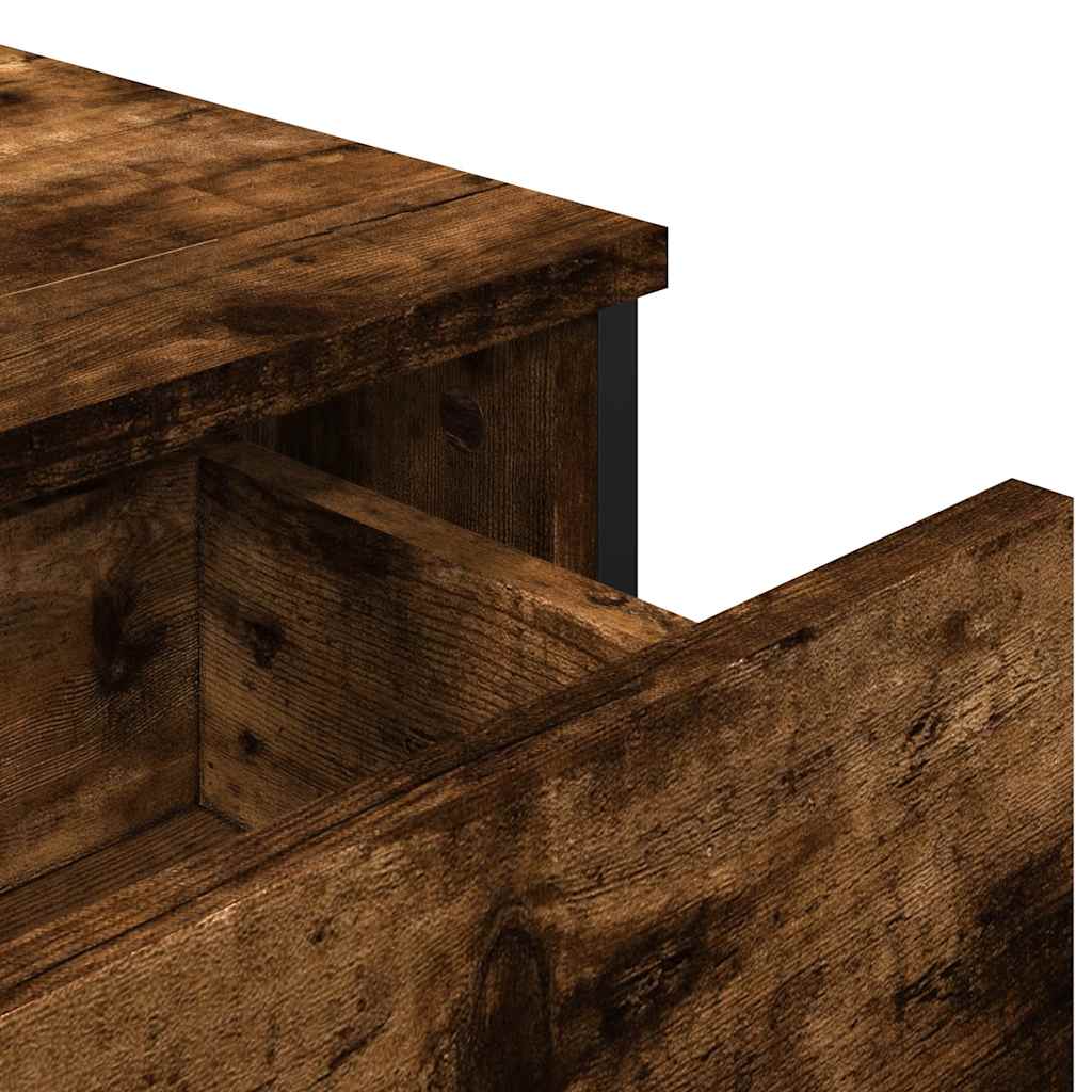 Ντουλάπι Καπνιστή Δρυς 97x32,5x74,5 εκ. από Επεξεργ. Ξύλο