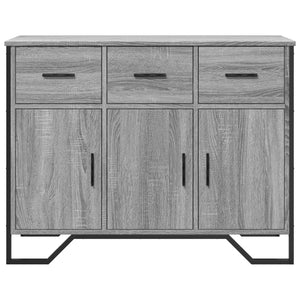 Ντουλάπι Γκρι Sonoma 97x32,5x74,5 εκ. από Επεξεργασμένο Ξύλο