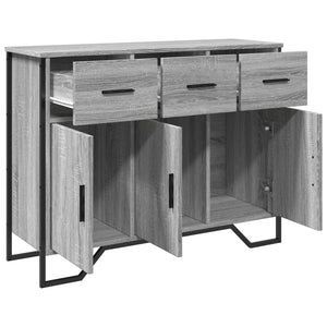 Ντουλάπι Γκρι Sonoma 97x32,5x74,5 εκ. από Επεξεργασμένο Ξύλο