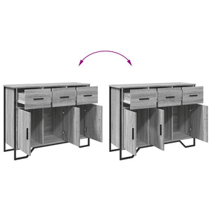 Ντουλάπι Γκρι Sonoma 97x32,5x74,5 εκ. από Επεξεργασμένο Ξύλο
