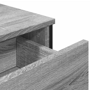 Ντουλάπι Γκρι Sonoma 97x32,5x74,5 εκ. από Επεξεργασμένο Ξύλο