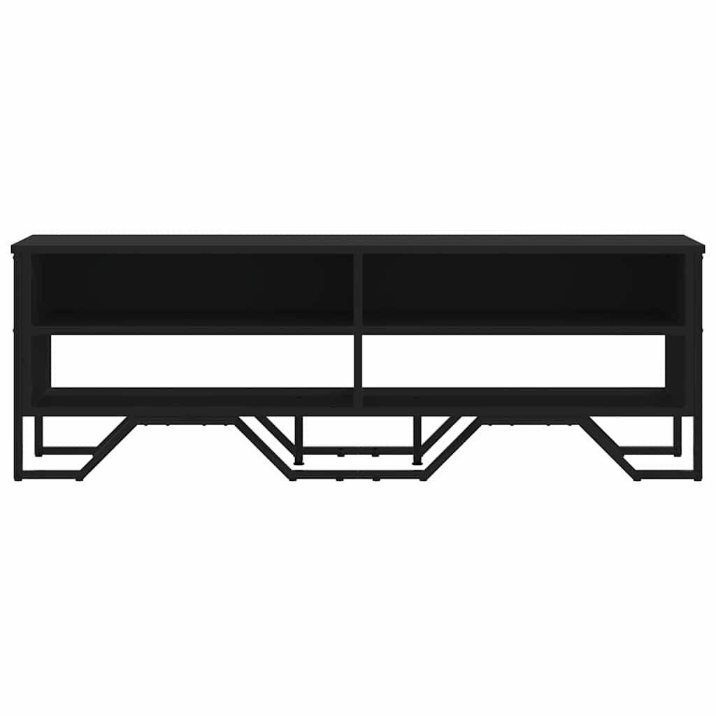Έπιπλο Τηλεόρασης Μαύρο 122 x 34 x 41 εκ. Επεξεργασμένο Ξύλο