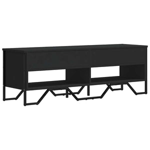 Έπιπλο Τηλεόρασης Μαύρο 122 x 34 x 41 εκ. Επεξεργασμένο Ξύλο