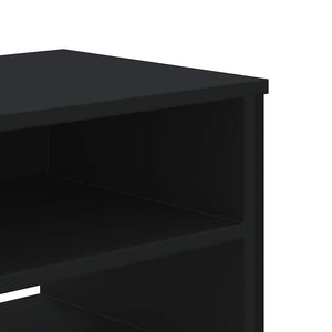 Έπιπλο Τηλεόρασης Μαύρο 122 x 34 x 41 εκ. Επεξεργασμένο Ξύλο
