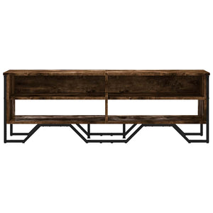 Έπιπλο Τηλεόρασης Καπνιστή Δρυς 122x34x41εκ. Επεξεργασμένο Ξύλο